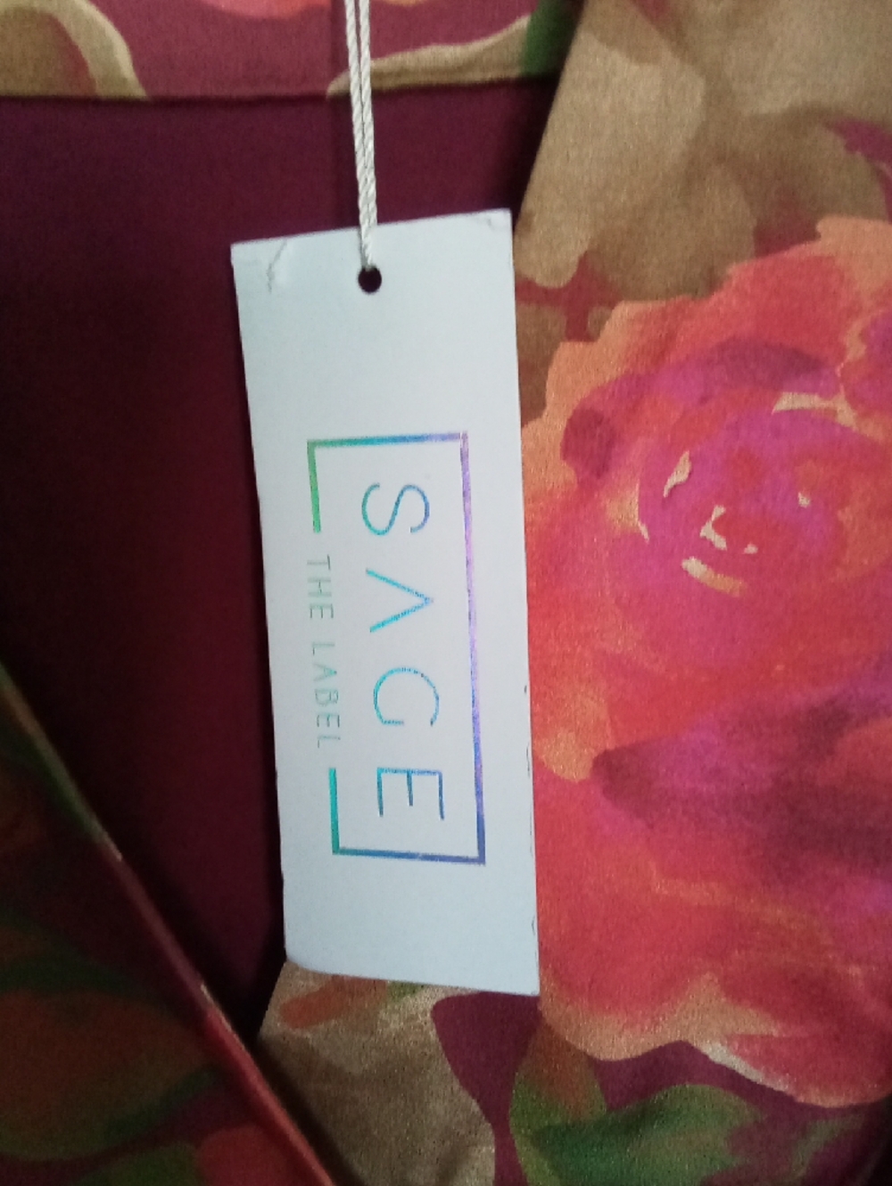 NWT Sage The Label Wrap Dress Size Small - Picture 4 of 5